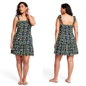 AGUABENDITA X TARGET Dainty Floral Tile Print Dress size 2X